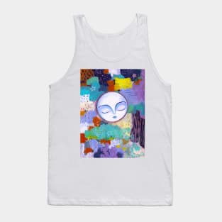 Abstract Moon Tank Top